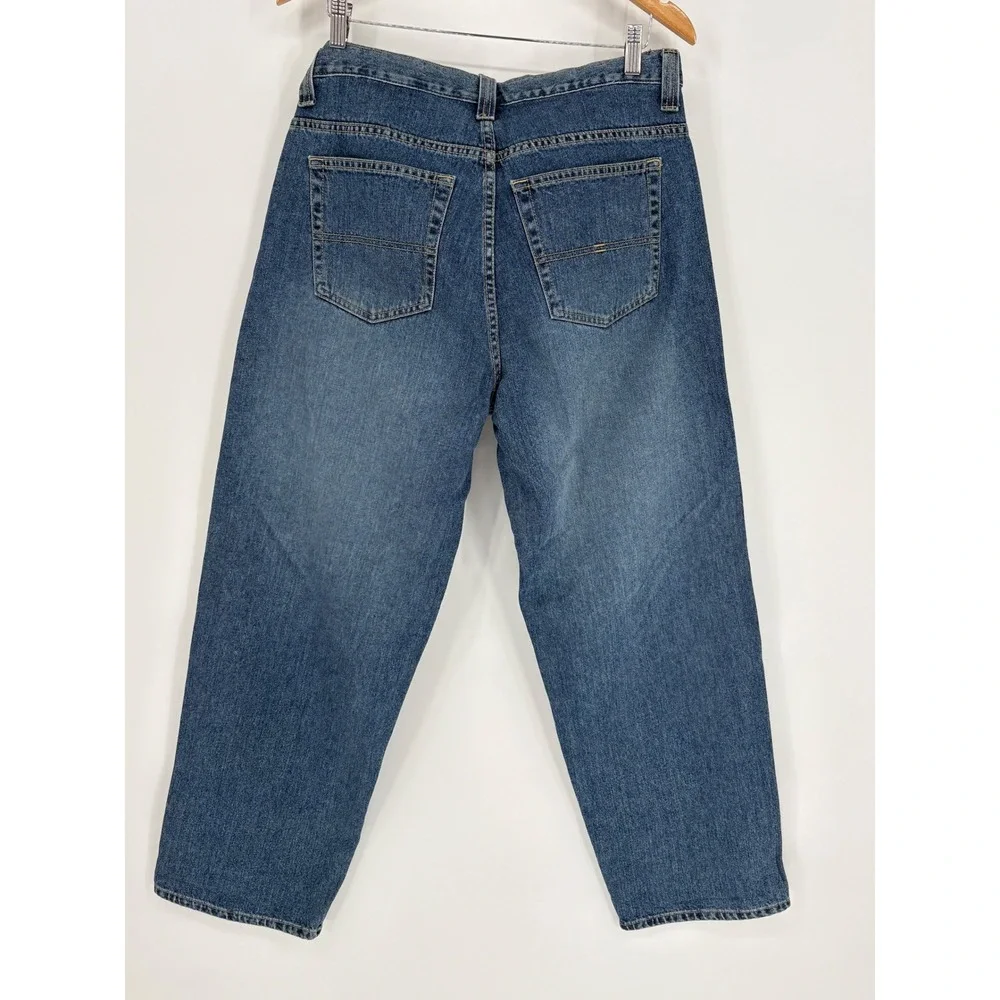 Vintage U.S.‎ Polo Assn Jeans Mens 34x32 Blue Relaxed Baggy Fit Straight Y2K 90s